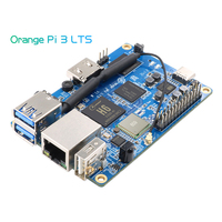 Orange Pi 3 LTS 2GB 8GB EMMC Flash, Chip Quan Zhi H6, Placa de Desarrollo AW859A, Programación STEM, Compatible con Android 9.0, Ubuntu, Debian
