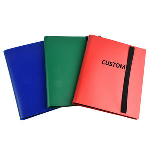 Custom Multi-Color 4-Pocket Kaart Album 20 Pagina 'S Biedt Plaats Aan Maximaal 160 Honkbal & Sport Verzamelkaarten - Product Image 1