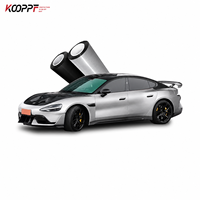 KOOFILM Film PPF dynamique argenté à noir, TPU résistant aux rayures, PPF de luxe pour stickers de carrosserie