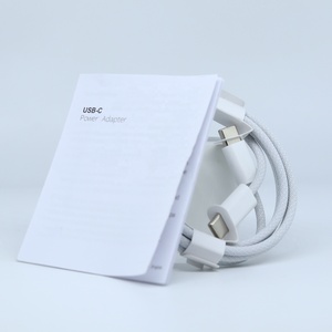 Bộ sạc nhanh USB-C PD 20W cho Mỹ, cáp Type C to Type C kèm sách hướng dẫn và hộp, dùng được cho <span class=keywords><strong>iPhone</strong></span> 15/16/17, có cả loại UK/EU - Product Image 3