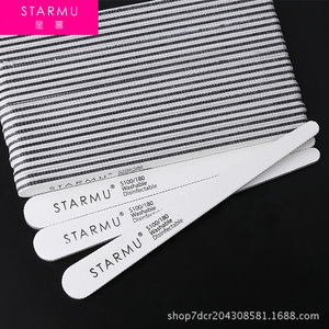 Starmu <b>Nail</b> <b>File</b> 100/180 Grit Double Sided Buffing Strip For <b>Nail</b> Shaping And Polishing - Product Image 4