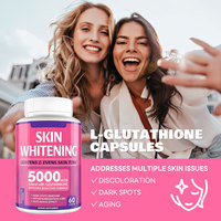 Capsules éclaircissantes pour la peau Fairir Glutathione 5000mcg, éliminateur de taches brunes et complément anti-âge