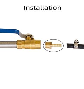 איכות גבוהה פליז הידראולי pex צינור פלדה בר תקע מים/גז/שמן hvac כלי איכות חוטי מחברים מחברים מתאמי פס - Product Image 4