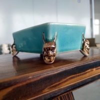 Pot à Bonsaï Rectangulaire en Céramique Faite à la Main de Yixing, Chine