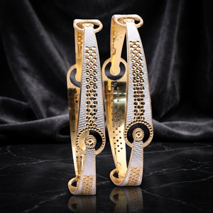 Pulseras CNC de Plata de Ley 925 de Dos Tonos, Joyería de Moda de Plata 925 de Doble Tono - Product Image 4