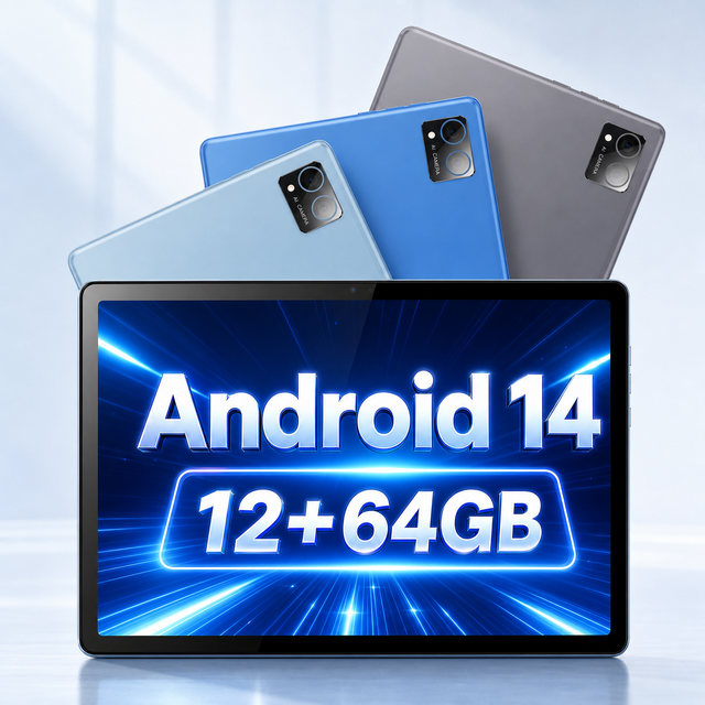 OEM Big Screen 10.1 Inch PC Tablet Android A523 Octa Core CPU with G+G Touch Screen Android 14 4GB 64GB Wifi 5G Network