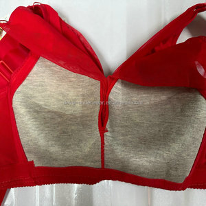 1 dollaro modello LXX021 taglia 32-38 B Cup all'ingrosso fiori <span class=keywords><strong>reggiseno</strong></span> donna copertura completa <span class=keywords><strong>reggiseno</strong></span> donna con colori - Product Image 5