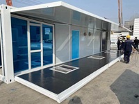 Luxe 20Ft 40Ft Préfabriqué Petite Maison Extensible Pliante Préfabriquée Conteneur Maison 2 3 chambres