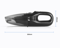 Aspirateur à main multifonction électrique portable Wet-Dry pour voitures et ménage avec adaptateur de batterie pour hôtels