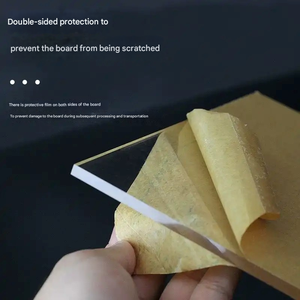 Gravure au laser, polissage, pliage, plaque acrylique PMMA transparente 1/8\" 4x8 0.250\" 48x96, 3 mm 5 mm, panneau pour cadeaux de bricolage - Product Image 4