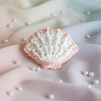 EG26005 5X4CM Accessoires pour cheveux en forme de coquillage faits à la main, accessoires pour cheveux, produits semi-finis, broche de dessin animé mignonne