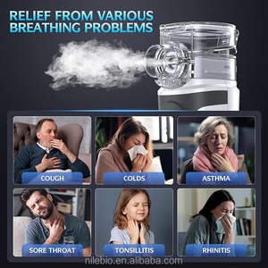 Nébuliseur à mailles ultrasoniques personnalisable certifié SGS-Quality, approuvé CE, appareil rechargeable pour les problèmes respiratoires - Product Image 4