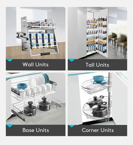 Accesorios de Cocina Topcent, Cestas de Cocina Esquineras Extraíbles Giratorias de 270 Grados - Product Image 6