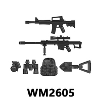 WM6169 Ingénieur Commandant Sniper Commando Scout Leader Mini Blocs de Construction en Plastique Éducatifs à Assembler Jouets pour Enfants