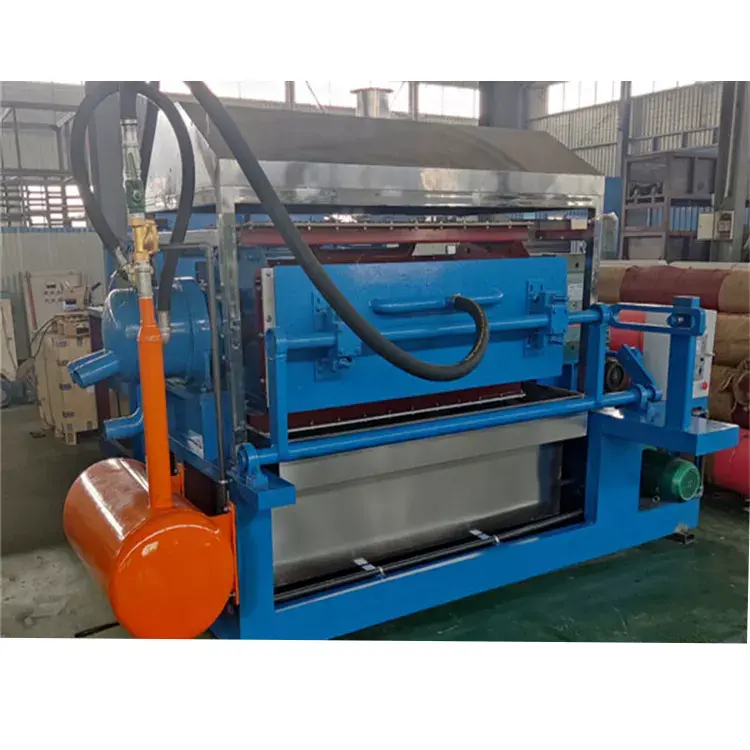 Superior quality paper recycling material small vacuum packing forming egg tray machine for egg tray