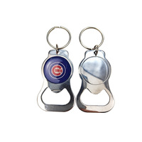 Porte-clés ouvre-bouteille en époxy avec logo personnalisé pour 30 équipes de baseball