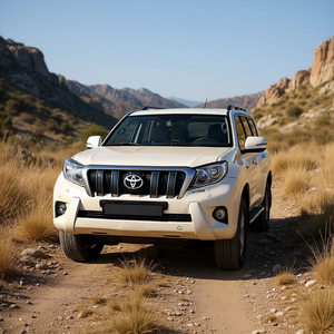 Grille de pare-chocs avant Toyota Land Cruiser Prado en plastique noir compatible avec les modèles 2018-2022 D0100HPEH97 - Product Image 2