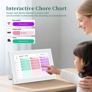 Dokunmatik dijital takvim 2025 aile hediye duvar planlayıcısı Full HD interaktif dokunmatik ekran, akıllı cevher grafik ve ev organizasyon - Product Image 4