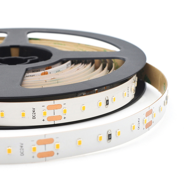 High End LED Strip SMD 2216 CRI 90 12V 120LEDs/m 24V 300LEDs/m 3000K 4000K 6000K High Brightness Flexible LED Light Tape 5m/lot