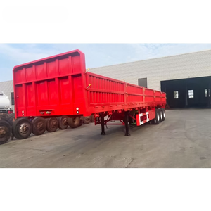 Semi-remorque 3 essieux 60 tonnes pour le transport de marchandises en vrac en Jamaïque, dotée d'un design pratique des parois latérales - Product Image 3