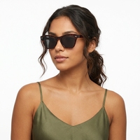 Lunettes de soleil rétro en acétate de tortue à monture complète, durables, protection UV400, unisexe pour hommes et femmes