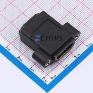 HYCW04-HDMI-250B HDMI Connector Connector ( Connector Type: HDMI-A )( Gender: Female )( Total Number of PINs: 38P ) - Product Image 1