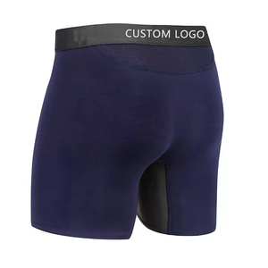 Vente en gros de caleçons respirants pour hommes, sous-vêtements de plage personnalisés en nylon et élasthanne tricotés - Product Image 2