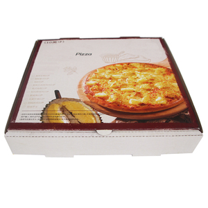 Packaging Factory Customized Corrugated Pizza Box Black 9 Inch 12 Inch Pizza Box