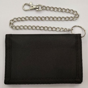 Party <b>Gift</b> Wholesale Designer Teen Camouflage Slim Card Zipper Keychain Wallet <b>Cheap</b> Oxford Trifold Mens Wallet - Product Image 4