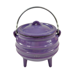 Olla <span class=keywords><strong>de</strong></span> Hierro Fundido <span class=keywords><strong>de</strong></span> Alta Calidad, Pre-Sazonada, Antiadherente, para Acampar y Cocinar al Aire Libre, con 3 Patas, Material Metálico, Sudáfrica - Product Image 2