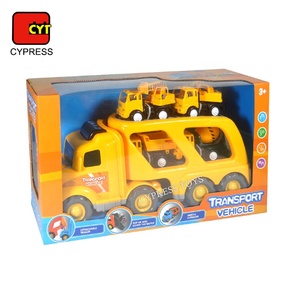<span class=keywords><strong>Camion</strong></span> <span class=keywords><strong>Giocattolo</strong></span> a Propulsione Inerziale con Rimorchio, Veicolo da Trasporto per Ingegneria - Product Image 6