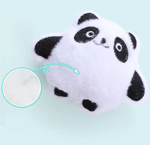 Cartone animato giocattolo gatto stile moderno per interni gattino giocattolo interattivo di peluche con cigolante erba gatta allevia la noia per animali domestici e cani - Product Image 1