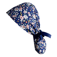 Bonnet de chirurgien personnalisé imprimé avec doublure en satin, ajustable, pour femmes, OEM ODM
