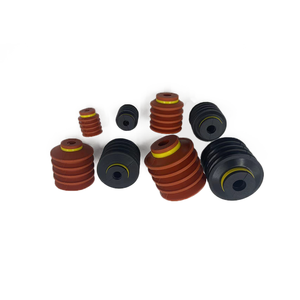 VMECA-Ventosa de vacío industrial neumática, ventosa de goma de silicona roja - Product Image 5