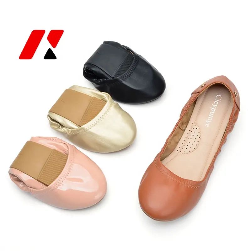 Trong Cổ Phiếu Giày Ba Lê Nhà Máy Cung Cấp Phụ Nữ Thanh Lịch Nữ Ballerinas Giày Phụ Nữ Phẳng Giày Thường