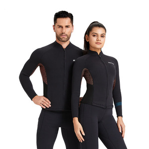 Vente en gros de hauts de triathlon en <span class=keywords><strong>néoprène</strong></span> pour hommes et femmes, manches longues, 2 mm, pour la natation, la plongée, <span class=keywords><strong>veste</strong></span> de plongée - Product Image 1