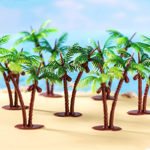 Miniaturas de Coco Adorables para Decoración de Paisajes de Playa, Pequeños Adornos de Palmera, Modelo de Encanto, Adornos de Escritorio, Accesorios DIY - Product Image 5