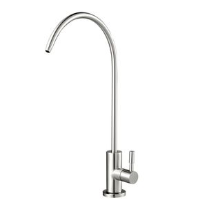 Robinet en acier inoxydable sans plomb pour eau potable, robinet d'osmose inverse, robinet en laiton massif à arche haute pour eau filtrée - Product Image 1
