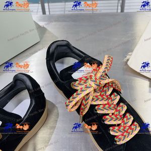 Zapatillas Deportivas Casuales de Diseño con Texto Azul de Calidad para Mujer, Cómodas Zapatillas para Correr con Cordones, Estilo Retro para Primavera LANVINs - Product Image 2