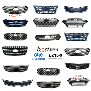 Rejilla de radiador de piezas de carrocería de automóvil adecuada para Hyundai Kia <span class=keywords><strong>parrilla</strong></span> delantera de coche coreana cromada - Product Image 3