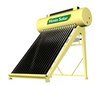 Chauffe-eau solaire à circuit fermé sous vide Himin 200L, autoportant, extérieur, avec protection contre la surchauffe