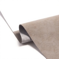 Cuir synthétique gaufré PU à motif hexagonal, épaisseur 0,75 mm, modèle de vêtement P-302-15