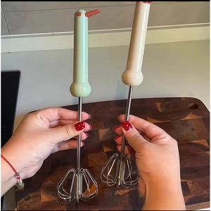 ที่ตีไข่สแตนเลสแบบใช้มือ สำหรับครีม ไข่ อุปกรณ์ทำขนม เครื่องครัวใช้งานสะดวก ผลิตที่เมืองอี้หวู่ ล้างด้วยมือเท่านั้น - Product Image 2