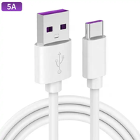 Câble de données USB-C tressé en nylon convertible, type veste, 65W, 5A, charge rapide pour ordinateurs et téléphones mobiles