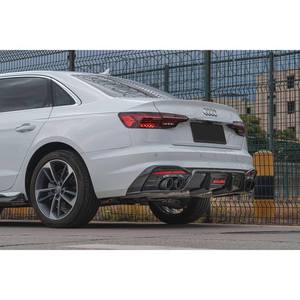 Diffusore Posteriore in Fibra di Carbonio per <span class=keywords><strong>Audi</strong></span> A4 S4 Avant B9 2019, Splitter Paraurti Posteriore - Product Image 4