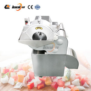 Machine à couper les poivrons verts et les <span class=keywords><strong>oignons</strong></span> 100 kg/h, trancheuse industrielle <span class=keywords><strong>de</strong></span> gingembre et d'ail, machine à couper les légumes en dés - Product Image 1