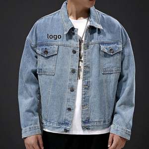 Custom Oem Loose Printemps et Automne Nouvelle marque de mode Chemise Loose Street Style Plancton Hot Denim Veste Hommes - Product Image 1