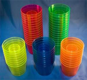 Vasos de Plástico para Bebidas, Vasos de Chupito Desechables de Color Neón, Vasos de Chupito Jager Bomb, Hechos en Vietnam - Product Image 5