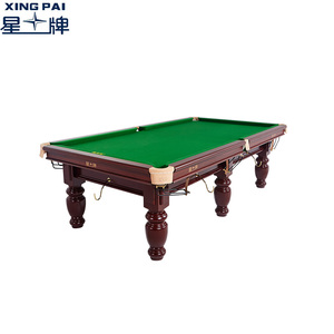 โต๊ะสนุกเกอร์บิลเลียด 9 ฟุต รุ่น Xingpai Star A118-9A ยี่ห้อ Factory Xingpai  ทำจากไม้เนื้อแข็งหินชนวน พร้อมเบาะผ้าคุณภาพพรีเมียม หนังวัวแท้ - Product Image 1