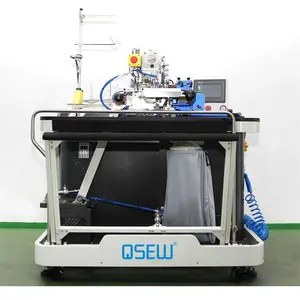 QS-600APL full automatic T-Shirt bottom hemming interlock sewing machine with Pegasus machine head